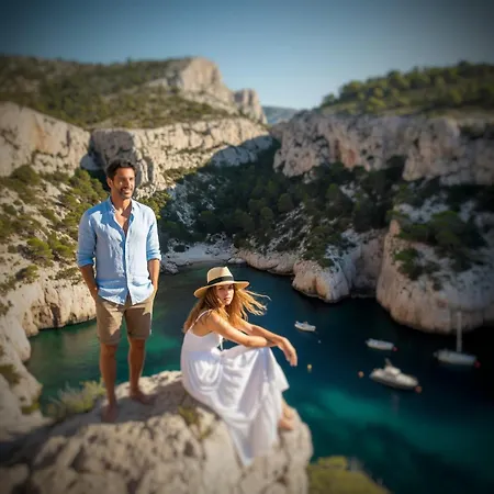 Appartement Confortable Et Paisible A Cassis Avec Climatisation Et Piscine, Garage Prive, Cuisine Equipee, Machine A Cafe A Grains, Linge De Lit Et De Toilette Fourni ! Lave-Linge Et Lave-Vaisselle A Disposition * Cassis